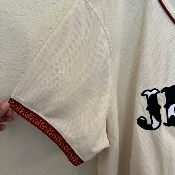 Pixar x BoxLunch Toy Story Jessie Baseball Jersey Cream Red Trim 4X - Picture 5 of 12